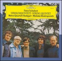 Schubert: String Quintet - Melos Quartett Stuttgart; Mstislav Rostropovich (cello)