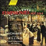 Schubert: Symphonies 3 & 4 - Real Filharmona de Galicia; Helmuth Rilling (conductor)
