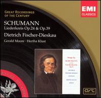 Schumann: Liederkreis Op. 24 & Op. 39 - Dietrich Fischer-Dieskau (baritone); Gerald Moore (piano); Hertha Klust (piano)