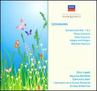 Schumann: Symphonies Nos. 1 & 2; Piano Concerto; Cello Concerto - Dinu Lipatti (piano); Edmond Leloir (horn); Maurice Gendron (cello); L'Orchestre de la Suisse Romande;...