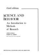 Science and Behavior: An Introduction to Methods of Research - Neale, John M
