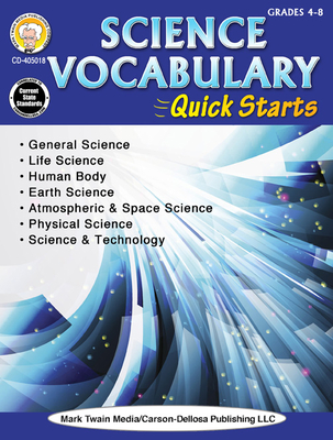 Science Vocabulary Quick Starts, Grades 4 - 8 - Armstrong