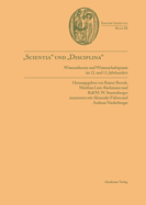 Scientia Und Disciplina: Wissenstheorie Und Wissenschaftspraxis Im Wandel Vom 12. Zum 13. Jahrhundert
