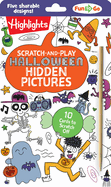 Scratch-And-Play Halloween Hidden Pictures: Not-Too-Spooky Halloween Scratch Off Puzzles for Kids 6 and Up, 10 Halloween Picture Activity Cards to Share