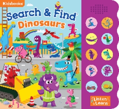 Search & Find: Dinosaurs 10 Button - Publishing, Kidsbooks (Editor)
