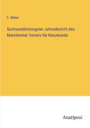 Sechsunddreissigster Jahresbericht des Mannheimer Vereins f?r Naturkunde