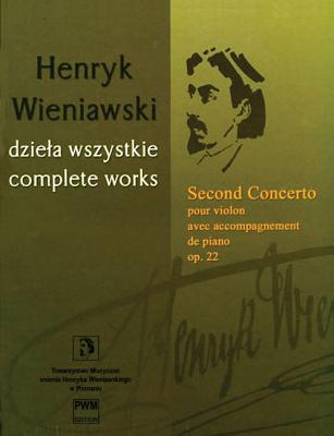 Second Concerto Op. 22: Violin with Piano Accompaniment - Wieniawski, Henryk (Composer)