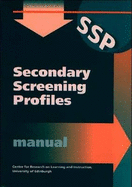 Secondary Screening Profiles: Manual