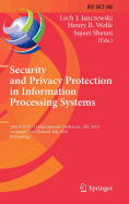 Security and Privacy Protection in Information Processing Systems: 28th Ifip Tc 11 International Conference, SEC 2013, Auckland, New Zealand, July 8-10, 2013, Proceedings