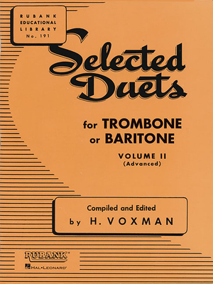 Selected Duets for Trombone or Baritone - Voxman, H (Editor)