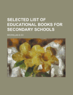 Selected List of Educational Books for Secondary Schools