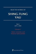 Selected Works of Shing-Tung Yau 1971-1991: 5-Volume Set