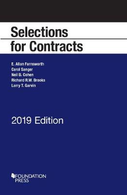 Selections for Contracts, 2019 Edition - Farnsworth, E. Allan, and Sanger, Carol, and Cohen, Neil B.