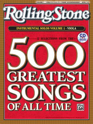 Selections from Rolling Stone Magazine's 500 Greatest Songs of All Time (Instrumental Solos for Strings), Vol 1: Viola, Book & CD - Galliford, Bill (Editor)