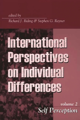 Self Perception - Riding, Richard (Editor), and Rayner, Stephen G (Editor)