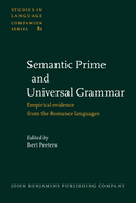 Semantic Primes and Universal Grammar: Empirical Evidence from the Romance Languages