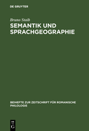 Semantik Und Sprachgeographie