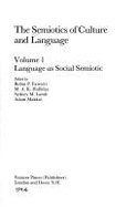 Semiotics Culture/Language: Volume 1 - Fawcett, Mr, and Fawcett, Et