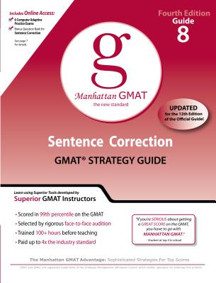 Sentence Correction GMAT Strategy Guide - Manhattan GMAT (Creator)