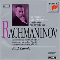 Sergei Rachmaninov: The Complete Solo Piano Music, Volume 1 - Ruth Laredo (piano)