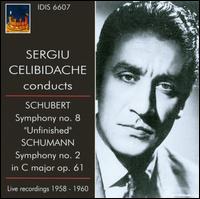 Sergiu Celibidache conducts Schubert & Schumann - RAI Orchestra, Rome; Sergiu Celibidache (conductor)