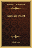 Sermons for Lent