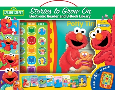 Sesame Street: Stories to Grow on Me Reader Jr Electronic Reader and 8-Book Library - Pi Kids