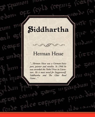 Siddhartha - Hesse, Herman