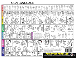 Sign Language Ready Reference