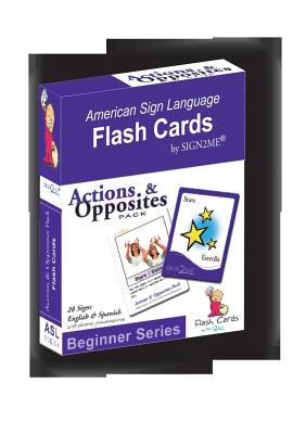 Sign2me Flash Cards: Beginner Series: Actions & Opposites Pack - Sign2me