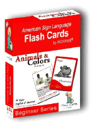 Sign2me Flash Cards: Beginner Series: Animals & Colors Pack