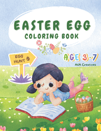 Simple & Big Easter Egg Coloring Book for Kids Ages 3-7: 36 Easy and Fun Coloring for Toddlers, Preschool and Kindergarten - Activity Book for Easter Holiday (Coloring Book for Children)