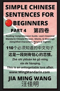 Simple Chinese Sentences for Beginners (Part 4) - Idioms and Phrases for Beginners (HSK All Levels)