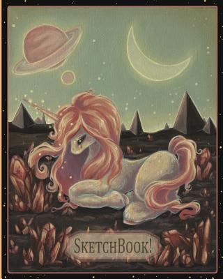Sketchbook! Cosmic Unicorn Blank Doodle Journal: Blank Sketchbook Featuring Cover Art by Artist, White Stag. - Stag, White