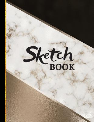 Sketchbook: Gold, Black and White Marble: Practice Sketching, Drawing, Writing and Creative Doodling - Sketch Co, Creative