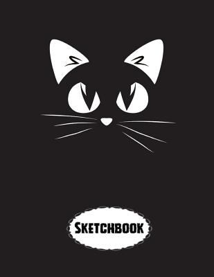 Sketchbook: Sketchbook Black Cat Cute Sketchbook, 8.5" X 11," 110 Pages, Blank Unlined Paper for Sketching, Drawing, Writing, Journaling & Doodling (Kids Sketchbooks) - Rainbow, F