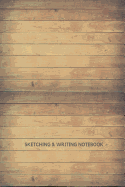 Sketching and Writing Notebook: Lined and Alternate Blank Pages
