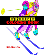 Skiing Coloring Book