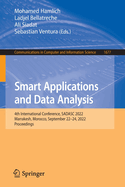Smart Applications and Data Analysis: 4th International Conference, Sadasc 2022, Marrakesh, Morocco, September 22-24, 2022, Proceedings