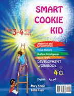 Smart Cookie Kid For 3-4 Year Olds Educational Development Workbook (Arabic -         ) 4A