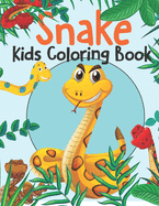 Snake Kids Coloring Book: Over 50 Pages to Color, Perfect Snake Animal Coloring Books for boys, girls, and kids
