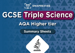 SnapRevise GCSE AQA Triple Science Higher Summary Sheets