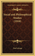 Social and Philosophical Studies (1918)