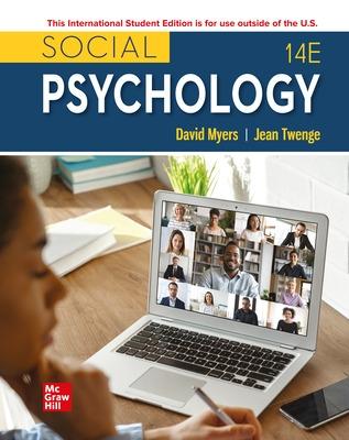 Social Psychology ISE - Myers, David, and Twenge, Jean