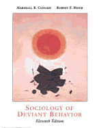 Sociology of Deviant Behavior - Clinard, Marshall Barron, and Meier, Robert F