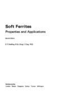 Soft Ferrites: Properties and Applications - Snelling, E C