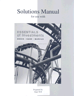 Solutions Manual for Use with Essentials of Investments