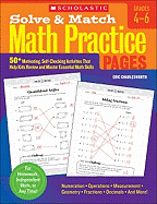 Solve & Match Math Practice Pages, Grades 4-6: 50+ Motivating, Self-Checking Activities That Help Kids Review and Master Essential Math Skills