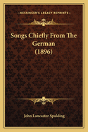 Songs Chiefly from the German (1896)