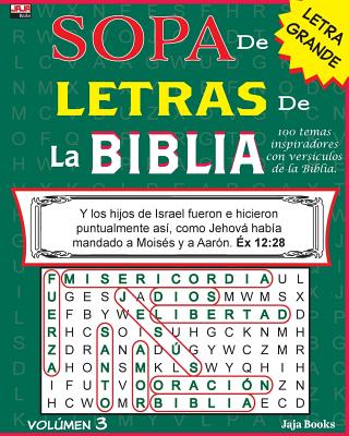 SOPA de LETRAS de la BIBLIA, Volmen 3 - Jaja Books